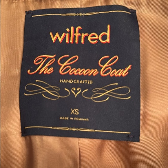 Aritzia Wilfred Cocoon coat XS Tan Camel - Picture 5 of 7